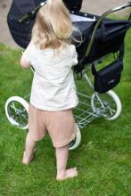 Arrue Katia Jr. Art.250606 Navy  Large classic doll stroller with bag
