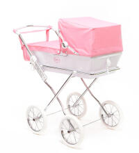 Arrue Prestigio Jr. Art.250610 Navy Large classic doll stroller with bag