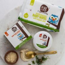 Pure Beginnings Bum Cream Art.251268 Multipurpose Cream for Red Spots, Diaper Rash, Insect Bites, etc. with Organic Breadfruit Extract,125 ml