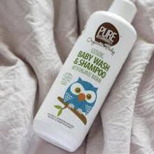 Pure Beginnings Kids Baby Wash Art.251277 Drėkinamasis, raminamasis ir atkuriamasis kūno ir plaukų prausiklis be muilo su raminančiu miško kvapu, 500 ml