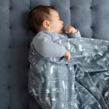 Aden Anais Muslin Swaddles Art.251313 Skylight High quality bamboo muslin swaddle, 1 pc. (120x120 cm)