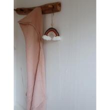 Natruba Bamboo Soft Art.251323 Детское полотенце  с капюшоном из органического хлопка 70x70см