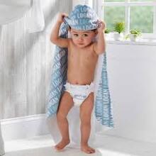 Natruba Cotton Soft Art.251326 Powder Детское полотенце  с капюшоном из  хлопка 70x70см