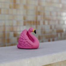 Natruba Bath Toy Peacock Art.251332 Povas pagamintas iš 100 % natūralios gumos