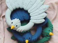 Natruba Rubber Rattle Art.251343  Teether made of 100% natural rubber