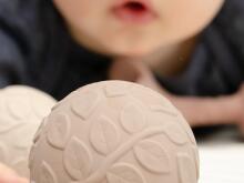 Natruba Rubber Sensory Balls Art.251352 Teether made of 100% natural rubber