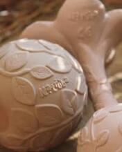 Natruba Rubber Sensory Balls Art.251355 Teether made of 100% natural rubber