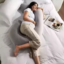 La Bebe™ Maternity Satin Pillow Sì - Duo Art.674555 Satin fabric. Multifunctional maternity pillow with memory foam filling