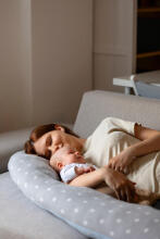 La Bebe™ Maternity Pillow Sì - Duo Art.206543 Linen fabric. Multifunctional maternity pillow for pregnancy and breastfeeding
