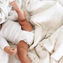La Bebe™ Baby Set Art.9-07-31 White 4-piece baby set, 100% cotton