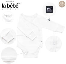 La Bebe™ Baby Set Art.9-07-33 White 3-piece baby set, 100% cotton