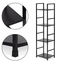 Moderni medinė lentyna, metalinis rėmas LOFT, 4 lentynos