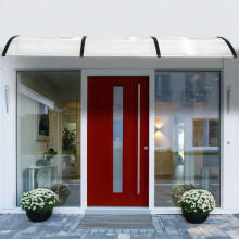 Double Door Canopy 200x100 cm Polycarbonate Roof Cover