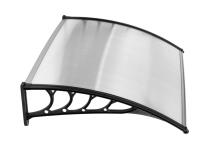 Durų stogelis 150x100 cm Prieglauda Polikarbonatas ModernHome