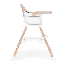 Детский стульчик для кормления 2 в 1, бежевый, ECOTOYS