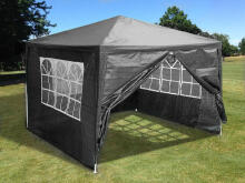 Sodo komercinis paviljonas, 3x3 m, 4 sienos, pilkas, MultiGarden