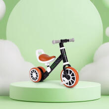 Bėgimo dviratis su pedalais 2in1 juodas ECOTOYS