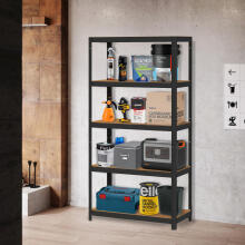 Metalinė saugojimo lentyna 180x90x30 cm garažui ar rūsiui, 5 lentynos, 875 kg talpa ModernHome