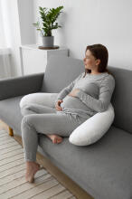 La Bebe™ Rich Satin Nursing Maternity Pillow Art.15614 30x104 cm