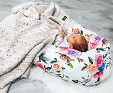 La Bebe™ Rich Linen Nursing Maternity Pillow Art.12649 30x104 cm