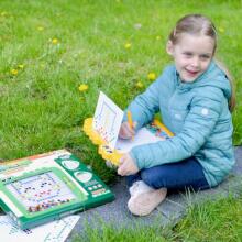 WOOPIE Magnetinė lenta vaikams Montessori MagPad Dinosaurus
