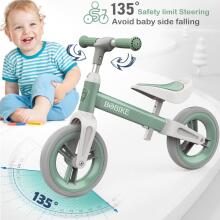 Mncylion Balance Bike Bobike Art.255175 Green Children's bicycle - runner with metal frame