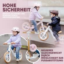 Moreez Balance Bike Art.255177 White Children's bicycle - runner with metal frame