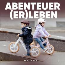 Moreez Balance Bike Art.255178 Green Children's bicycle - runner with metal frame