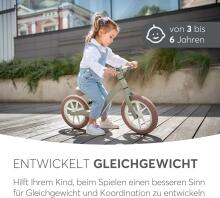 KikkaBoo Lanser Balance Bike Art.255181 Black Children's bicycle - runner with metal frame