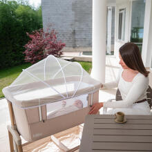 Lorelli Millie Art.10080732506 Grey Cot for comfortable co-sleeping 2 in 1