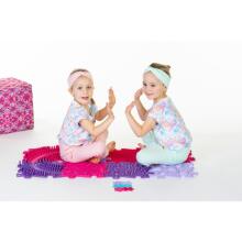 WOOPIE Sensory Orthopedic Mat Puzzle 11 pcs - Pink/Purple