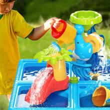 WOOPIE Water Table 2in1 Sandbox with XL Chair Aquapark 4-Pools 13 pcs.