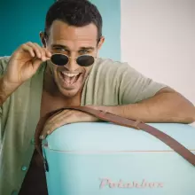 Polarbox Cool Box Retro Cooler Art.255942 Turquoise Camping refrigerator 20L