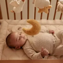 Little Dutch medinė muzikinė karuselė Newborn Naturals FSC Art.8400