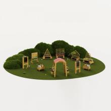 CLASSIC WORLD EDU Wooden Garden Gate Pergola Planter