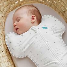 Love To Dream Swaddle Up  Art.LTD-L1003232WHTXS Superstar Medvilninis miegmaišis-vystyklai XS dydžio.