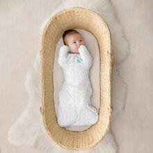Love To Dream Swaddle Up Bambusa S Art.LTD-L1001324WHTS Rainbow   Хлопковая пелёнка-спальный мешок для комфортного сна, пеленания S раз.