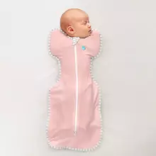 Love To Dream Swaddle Up Bambusa S Art.LTD-L1001324WHTS Rainbow   Хлопковая пелёнка-спальный мешок для комфортного сна, пеленания S раз.