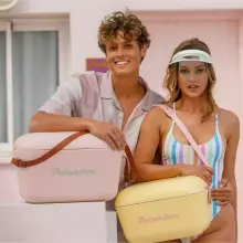 Polarbox Cool Box Retro Cooler Art.256938 Pink Camping Refrigerator 12L