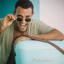 Polarbox Cool Box Retro Cooler Art.256940 Pink Camping Refrigerator 20L