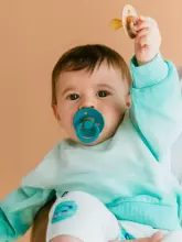 Bibs Studio Colour Round Art.257320 Hunter Green  Pacifier, 100% natural  0-6  (2pcs)