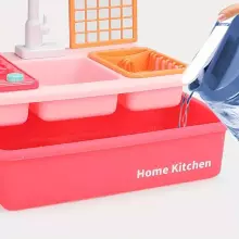 Play Sink Toy Art.257370 Blue  Кухонная раковина с аксессуарами
