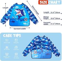 Waterproof Painting Coat Art.257374 Bib with sleeves and pocket, large