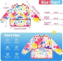 Waterproof Painting Coat Art.257375 Bib with sleeves and pocket, large