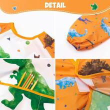 Waterproof Painting Coat Art.257376 Bib with sleeves and pocket, large