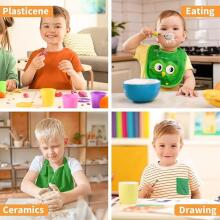 Waterproof Painting Coat Art.257376 Bib with sleeves and pocket, large