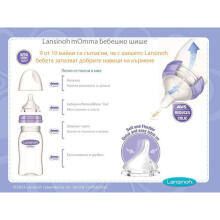 Lansinoh NaturalWave® Slow Flow Teats GB Art.75900 greito pratekėjimo žindukas 2 vnt