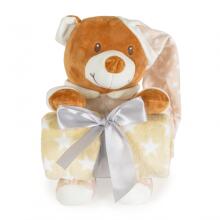 Mini Baby Addie Bear Set Art.257593 Beige  pledas 70x100cm