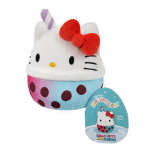 SQUISHMALLOWS HELLO KITTY Mystery Squad W25 paslaptingas pliušinis gyvūnėlis, 12 cm