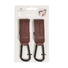 Mini Baby Stroller Hookey Art.257778 Dark Brown Vežimėlio rankenų kabliukai
